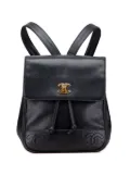 CHANEL Pre-Owned 1996-1997 Caviar Triple CC backpack - Black