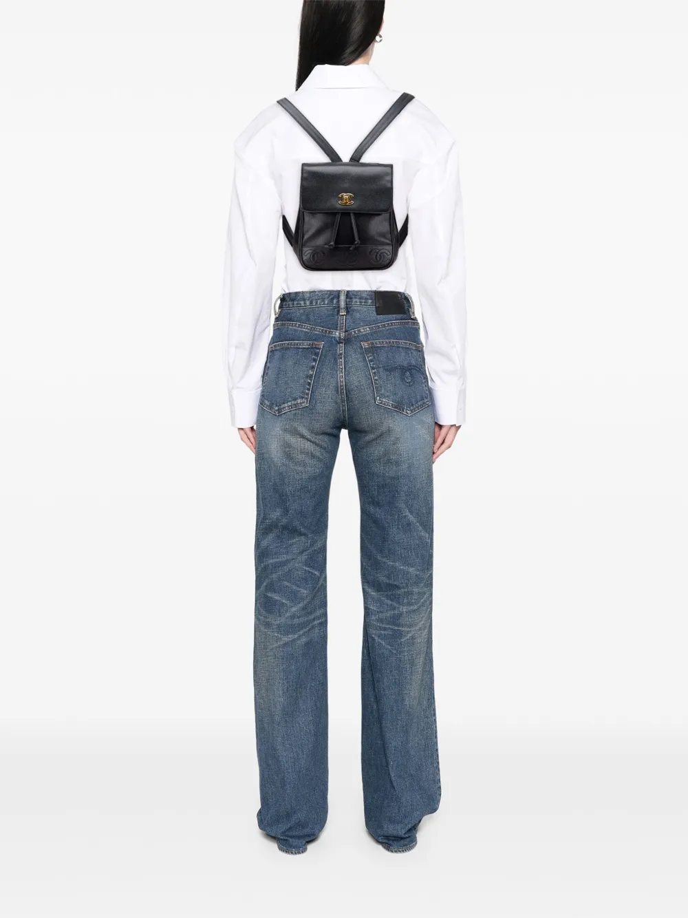 CHANEL Pre-Owned 1996-1997 Caviar Triple CC backpack | Pre-Owned | Image 2
