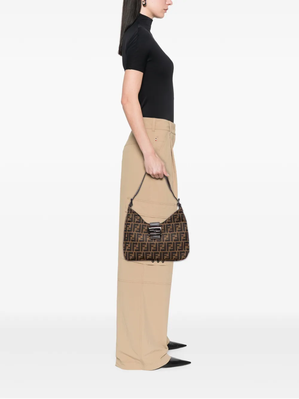Fendi Pre-Owned 2000-2017 Zucca Canvas shoulder bag | Pre-Owned | Image 2