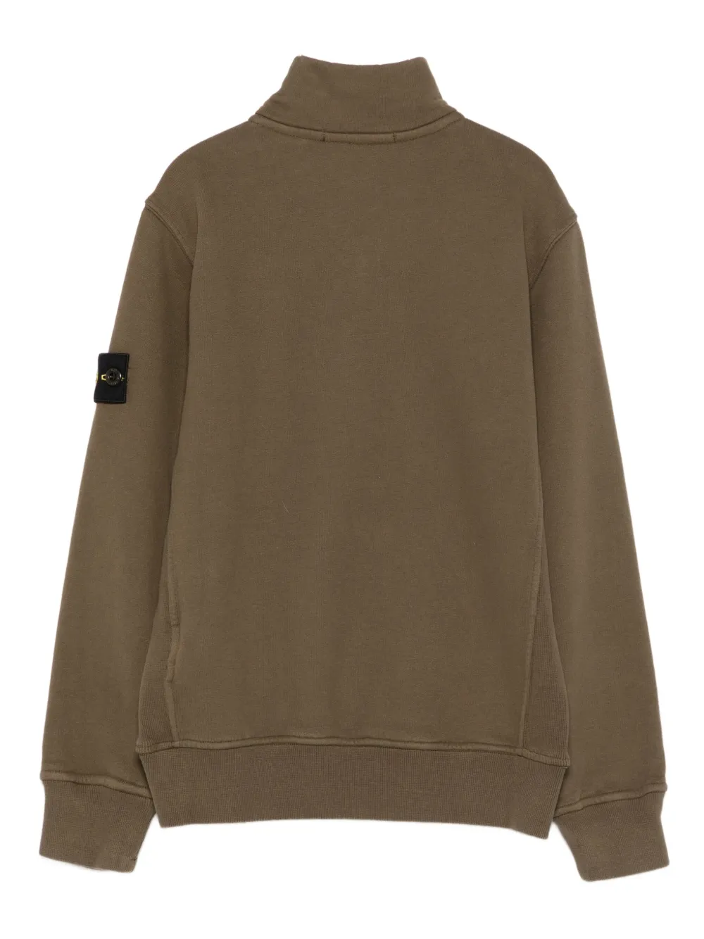 Stone Island Junior half-zip logo-patch sweatshirt | Boys Hoodies & Sweatshirts | Image 2