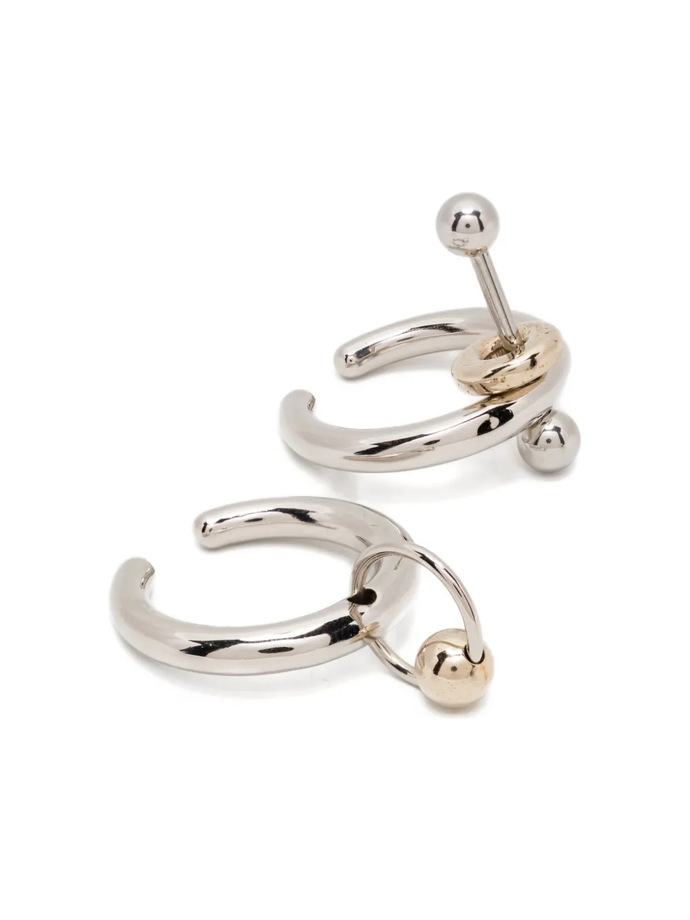 Justine Clenquet Faith Rings In Gray