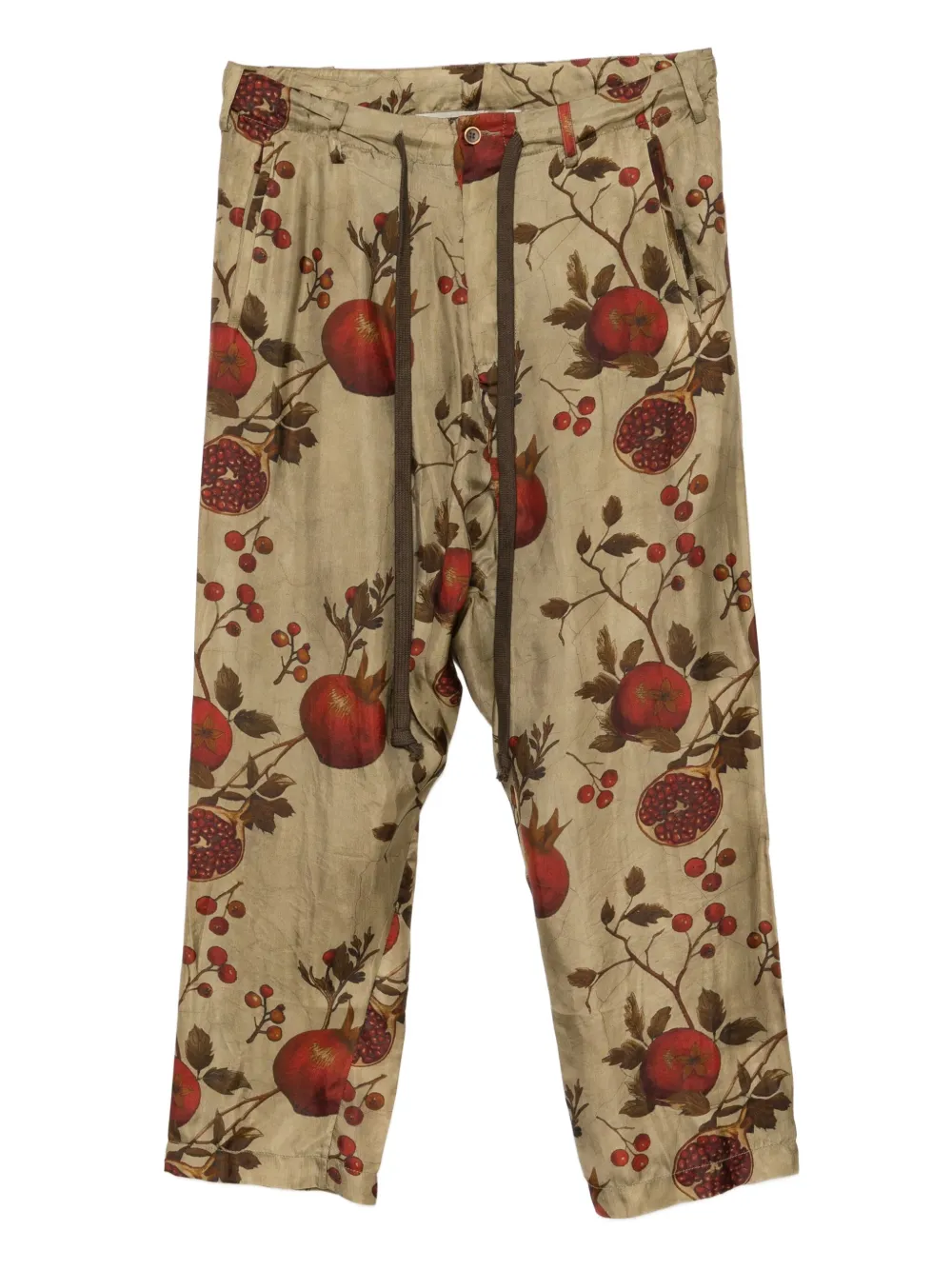 Uma Wang all-over print trousers | Green | Image 1