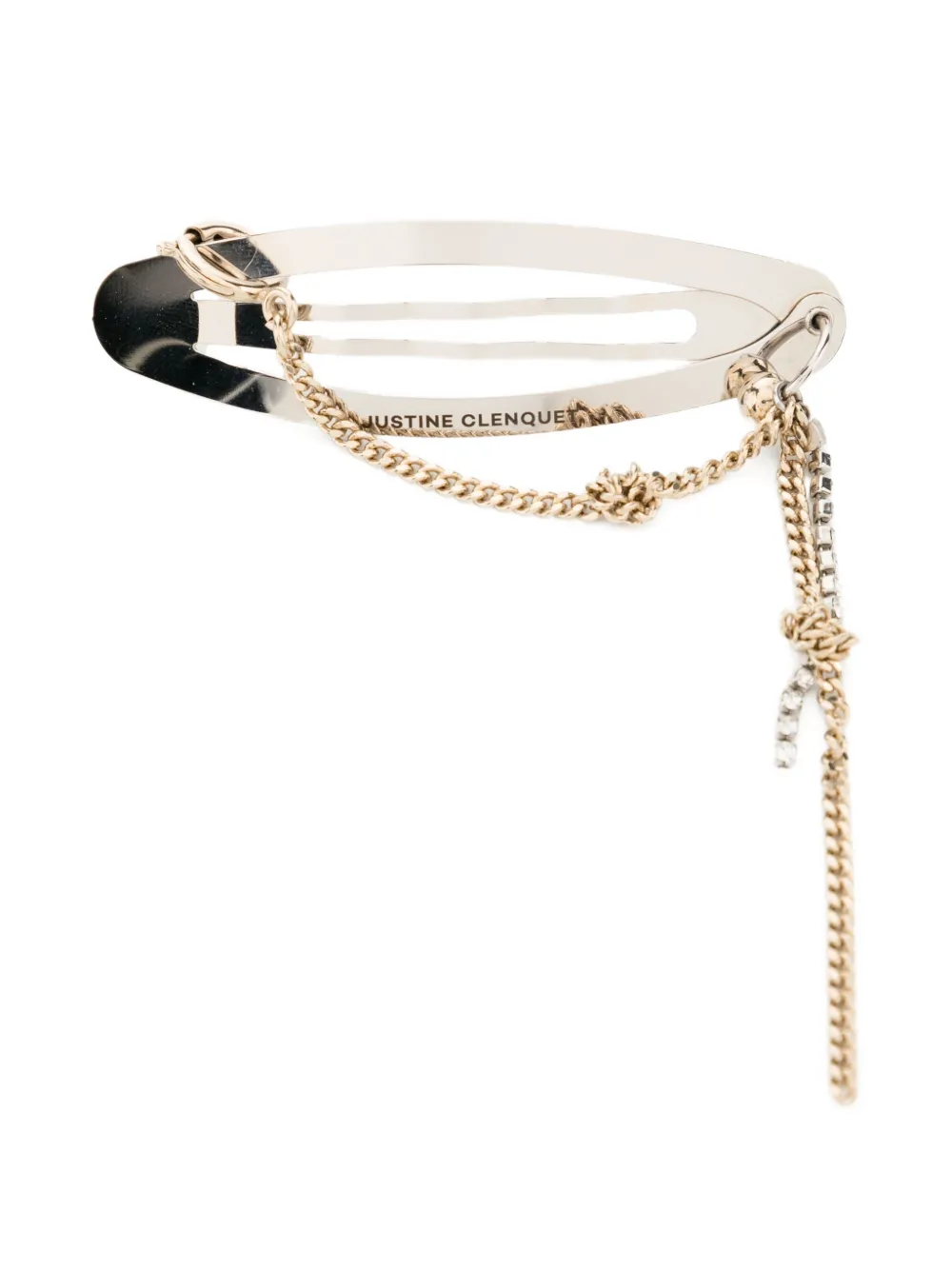 Justine Clenquet Amber barrette | Silver | Image 1