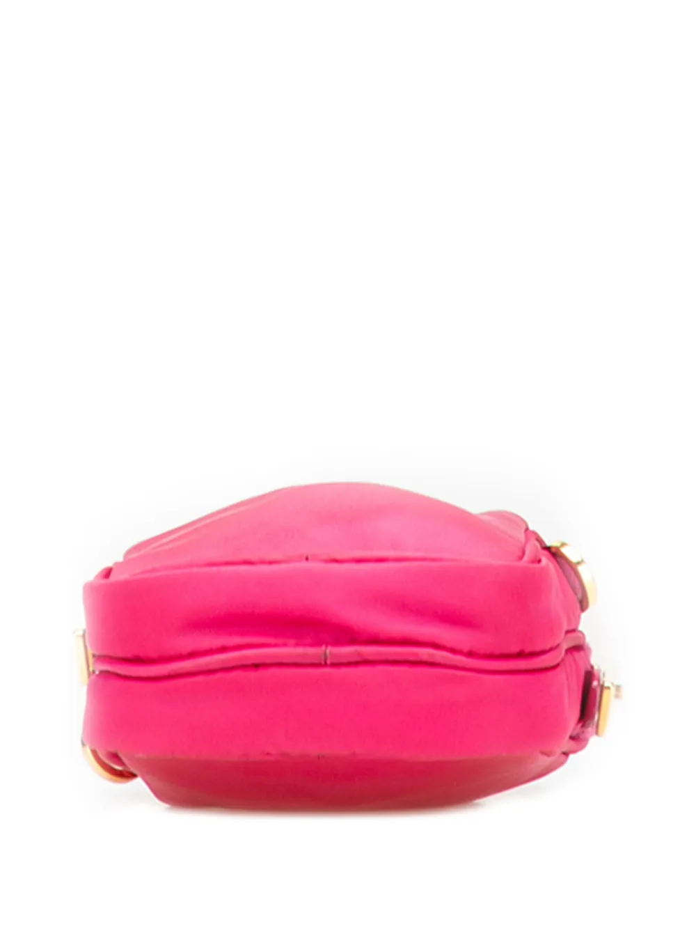 Pre-owned Prada 2000-2013 Tessuto Double Zip Phone Case Crossbody Bag In Pink