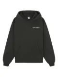 Sporty & Rich printed long-sleeve hoodie - Black