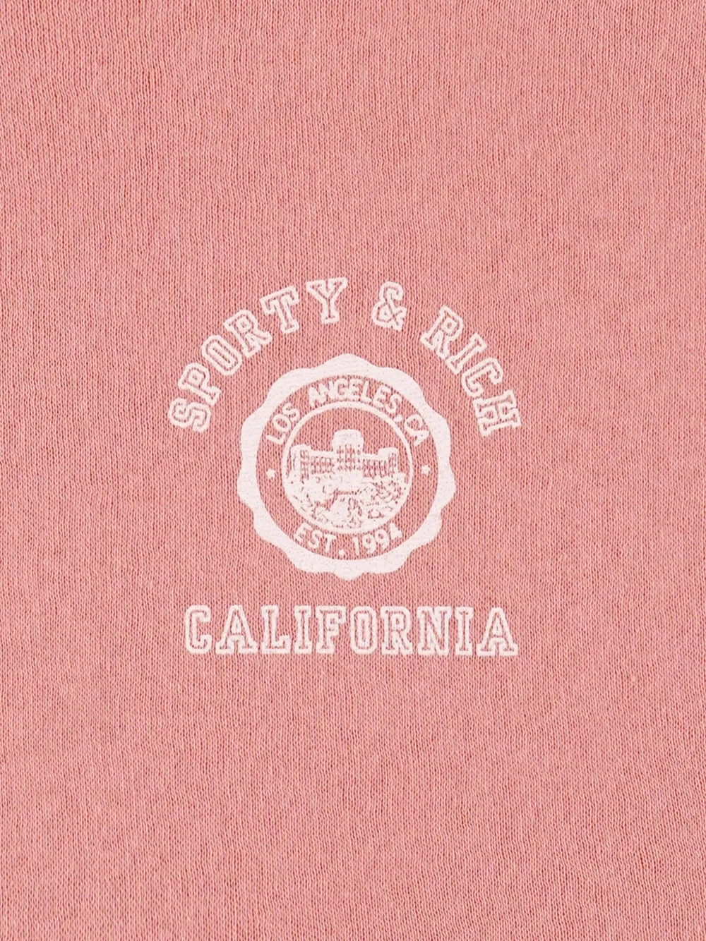 Sporty & Rich T-shirt met grafische print Roze