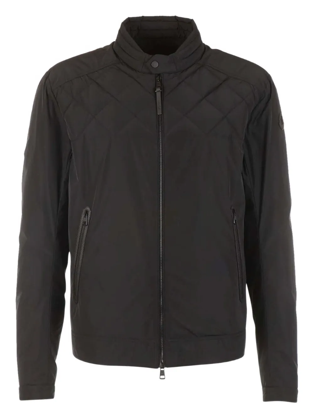Moncler quilted diamond-pattern jacket - ブラック Moncler quilted diamond-pattern jacket - ブラック