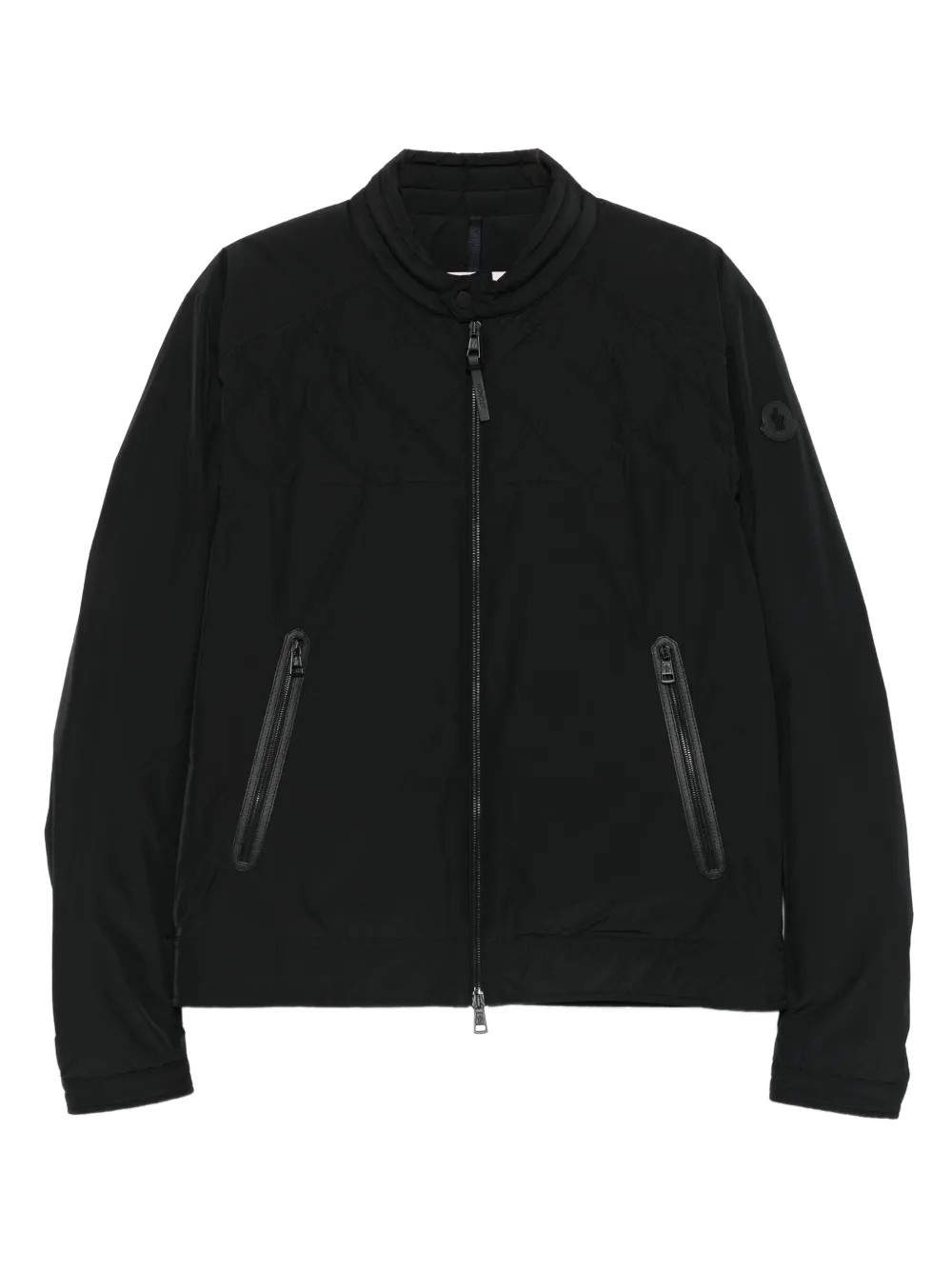 Moncler quilted diamond-pattern jacket | Black | Image 1