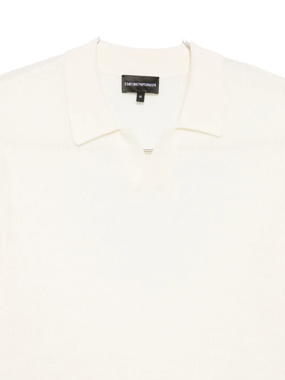 Emporio Armani Trui met polokraag Wit