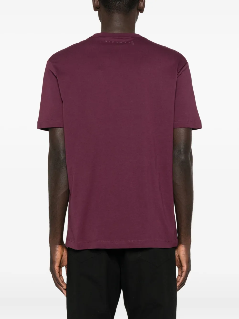 John Richmond T-shirt met ronde hals Rood