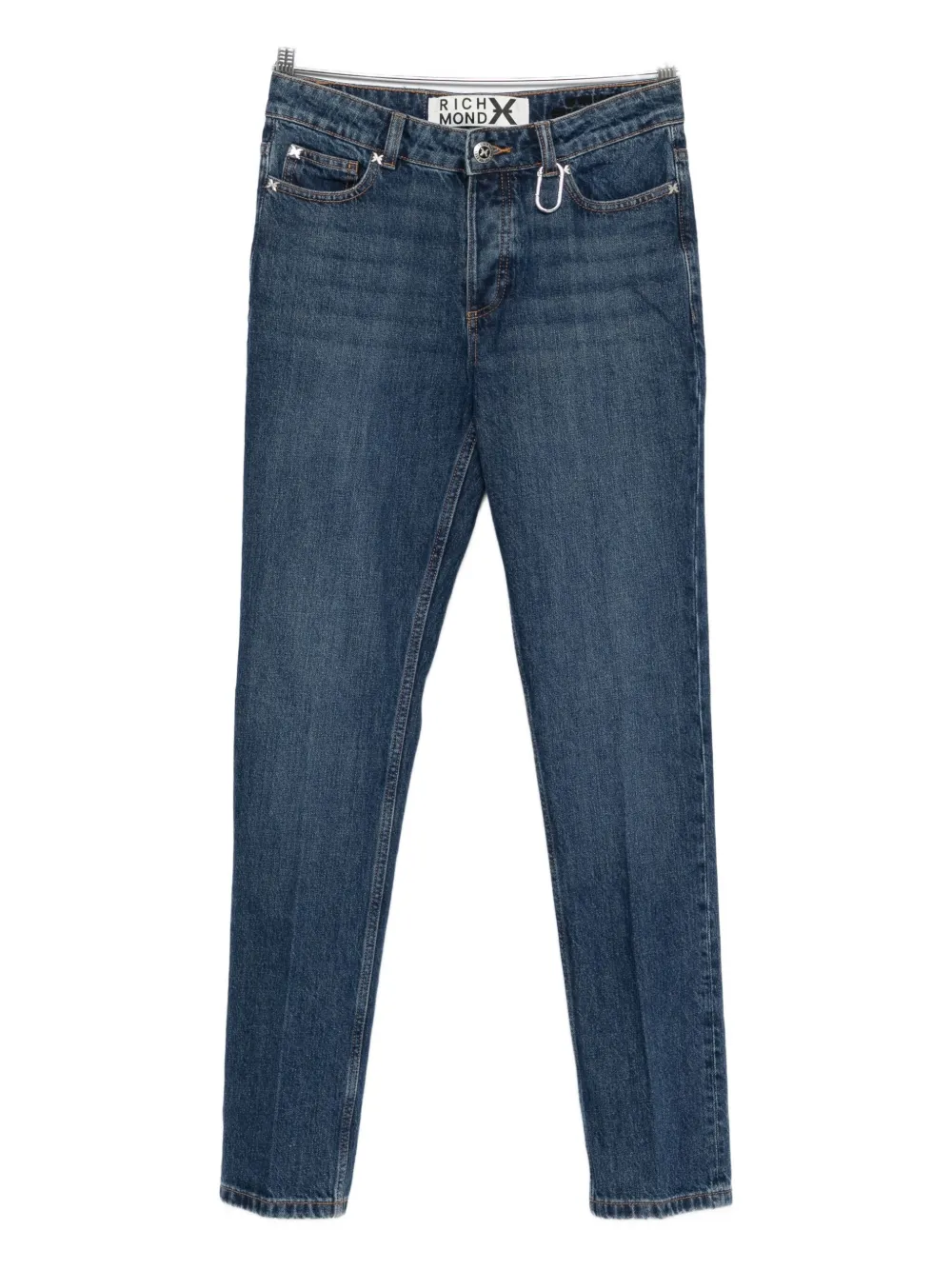 John Richmond Carabiner-detail Jeans In Blue