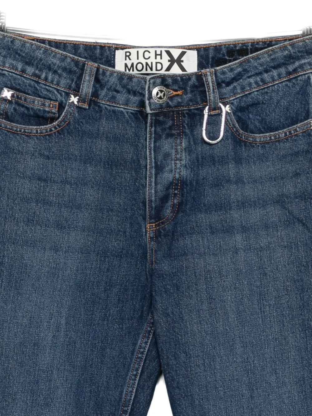 John Richmond Carabiner-detail Jeans In Blue