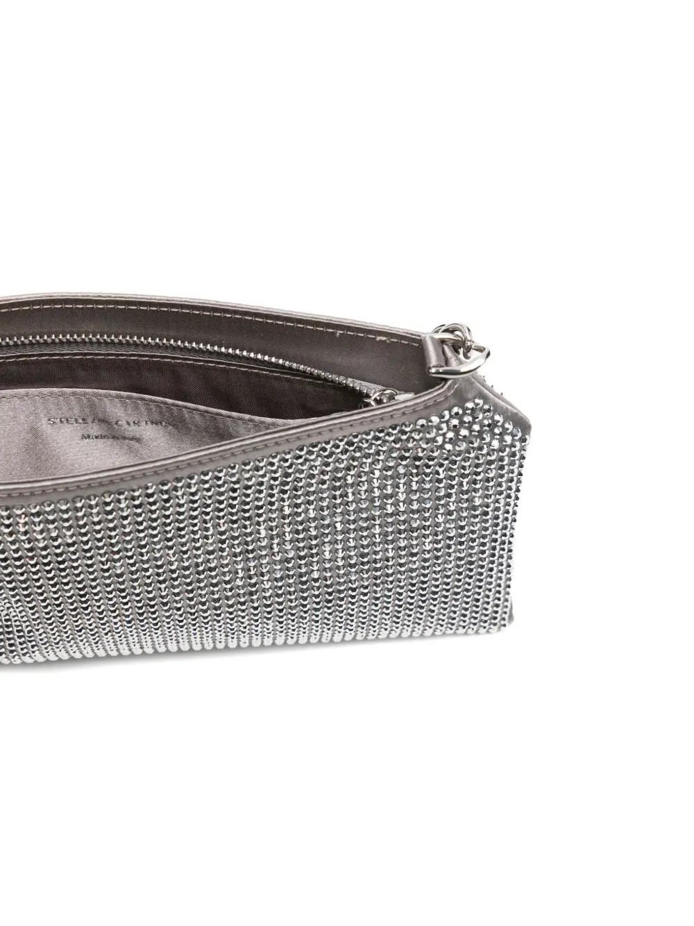 Stella McCartney Falabella crossbodytas met kristallen Zilver