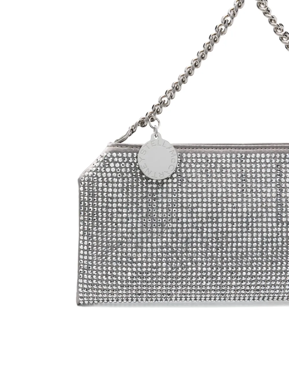 Stella McCartney Falabella crossbodytas met kristallen Zilver
