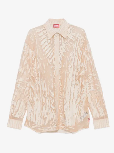 Diesel blusa con estampado abstracto