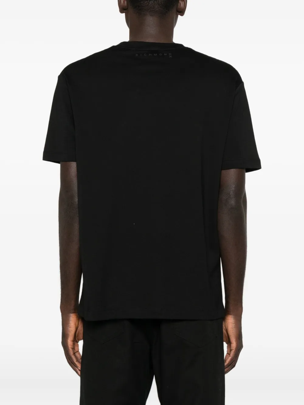 John Richmond T-shirt met ronde hals Zwart