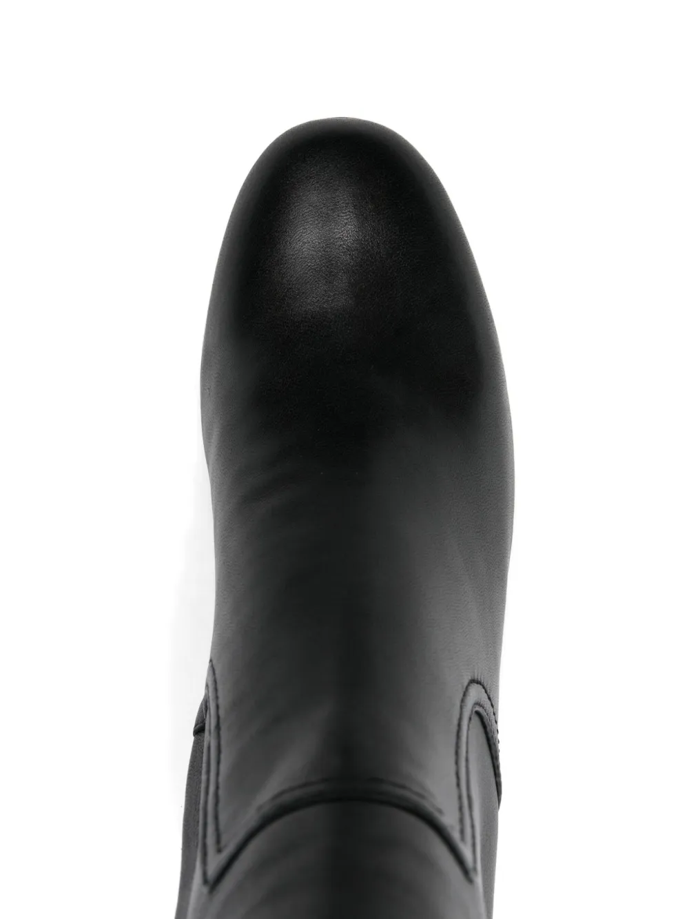 Lola Cruz 50 mm leren enkellaarzen Zwart