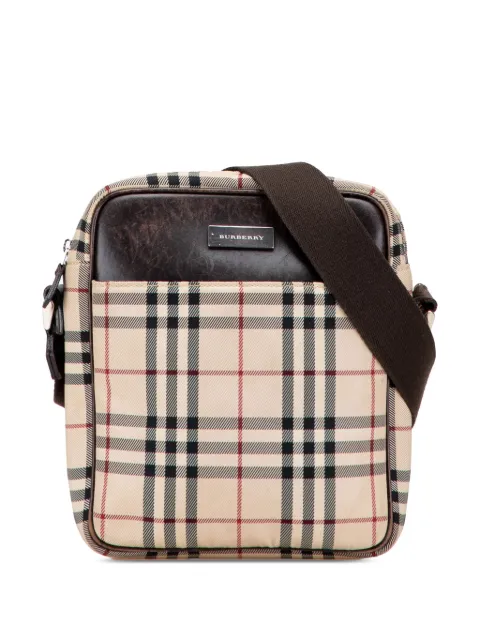 Burberry Pre-Owned 2000-2017 House Check Canvas crossbody bag