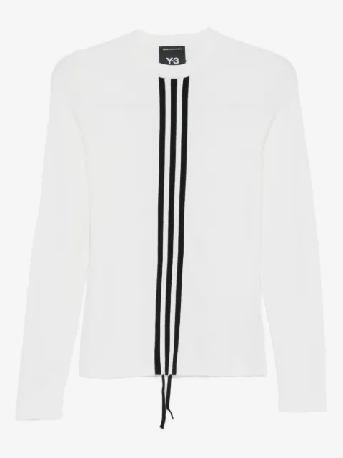 Y-3 stripe-detail long-sleeve T-shirt