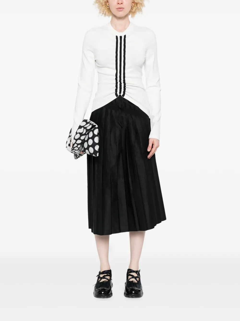 Y-3 stripe-detail long-sleeve T-shirt | T-Shirts & Jersey Shirts | Image 2
