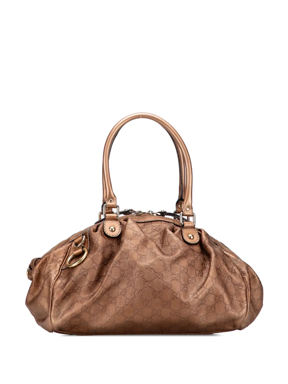 Gucci Pre-Owned 2000-2015 グッチシマ スーキー サッチェルバッグ - ブラウン Gucci Pre-Owned 2000-2015 グッチシマ スーキー サッチェルバッグ - ブラウン