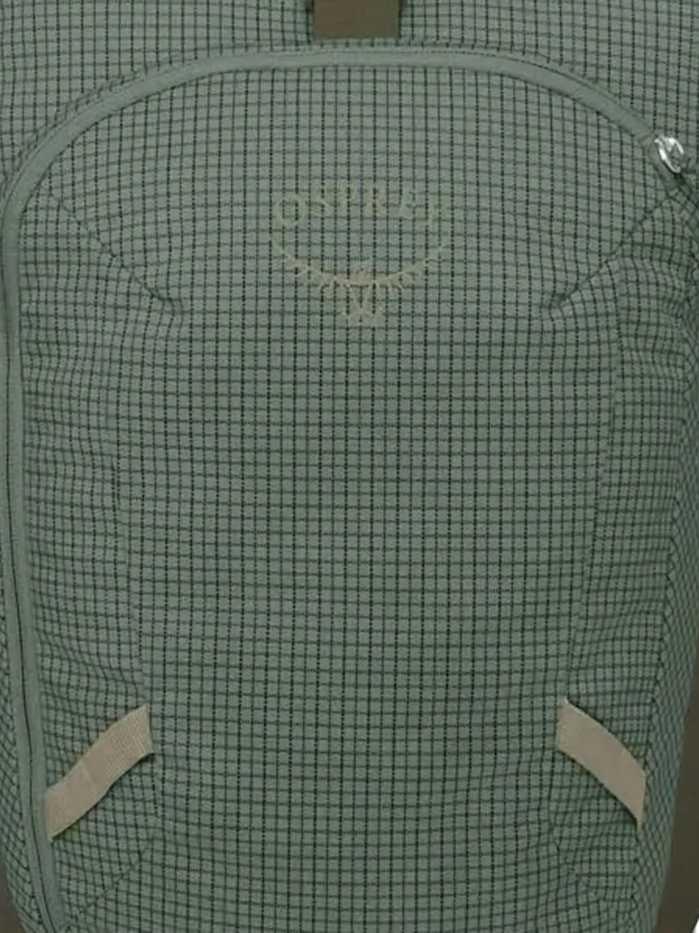 Osprey Roll-top Grid-pattern Backpack In Green