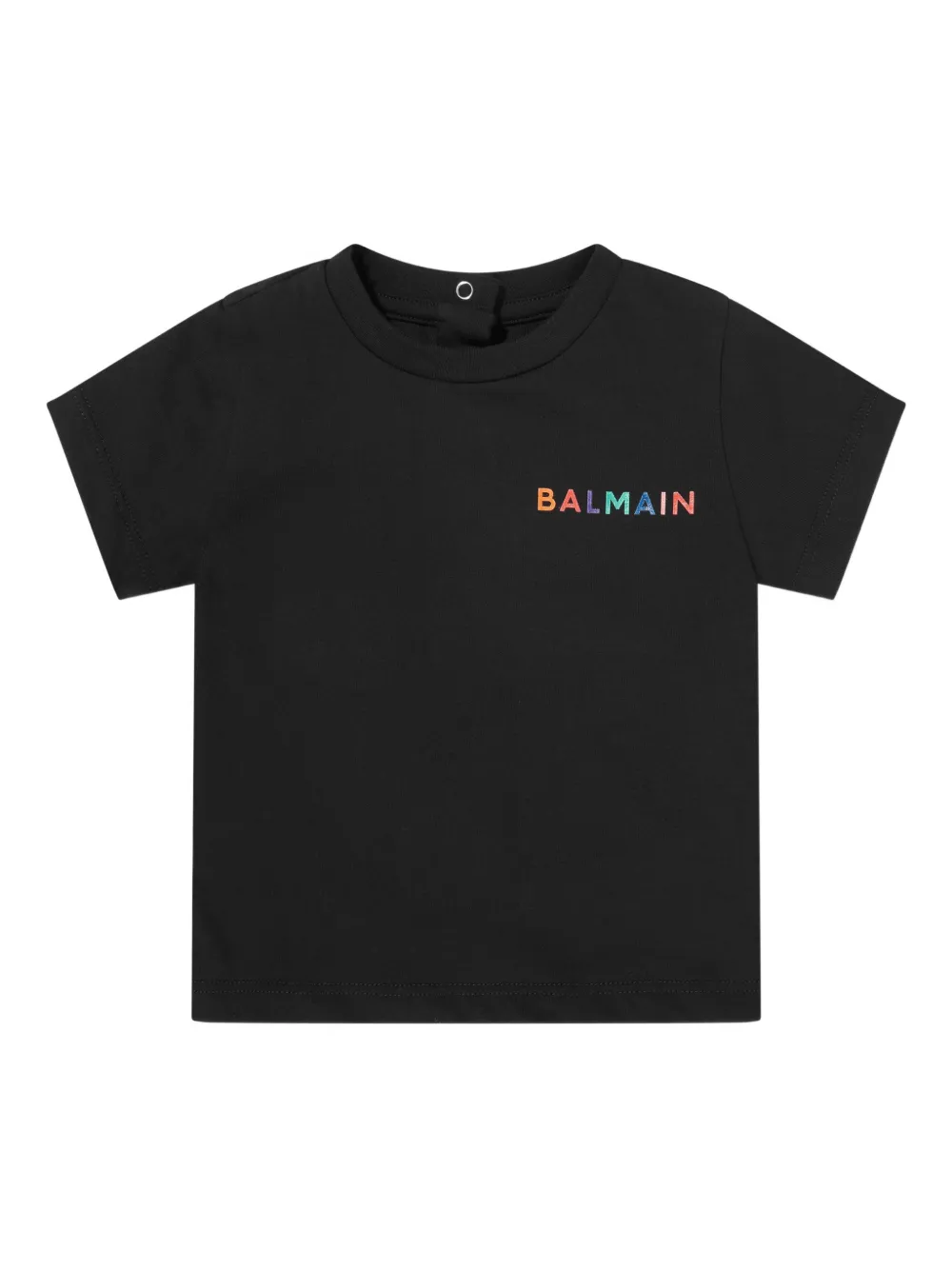 Balmain Kids logo short-sleeve top - Nero