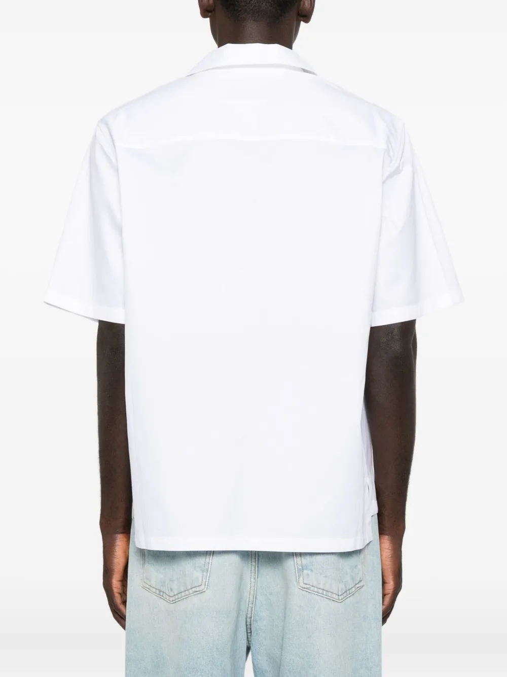 Casablanca Multicolour Cotton Shirt With Stylish Design In White