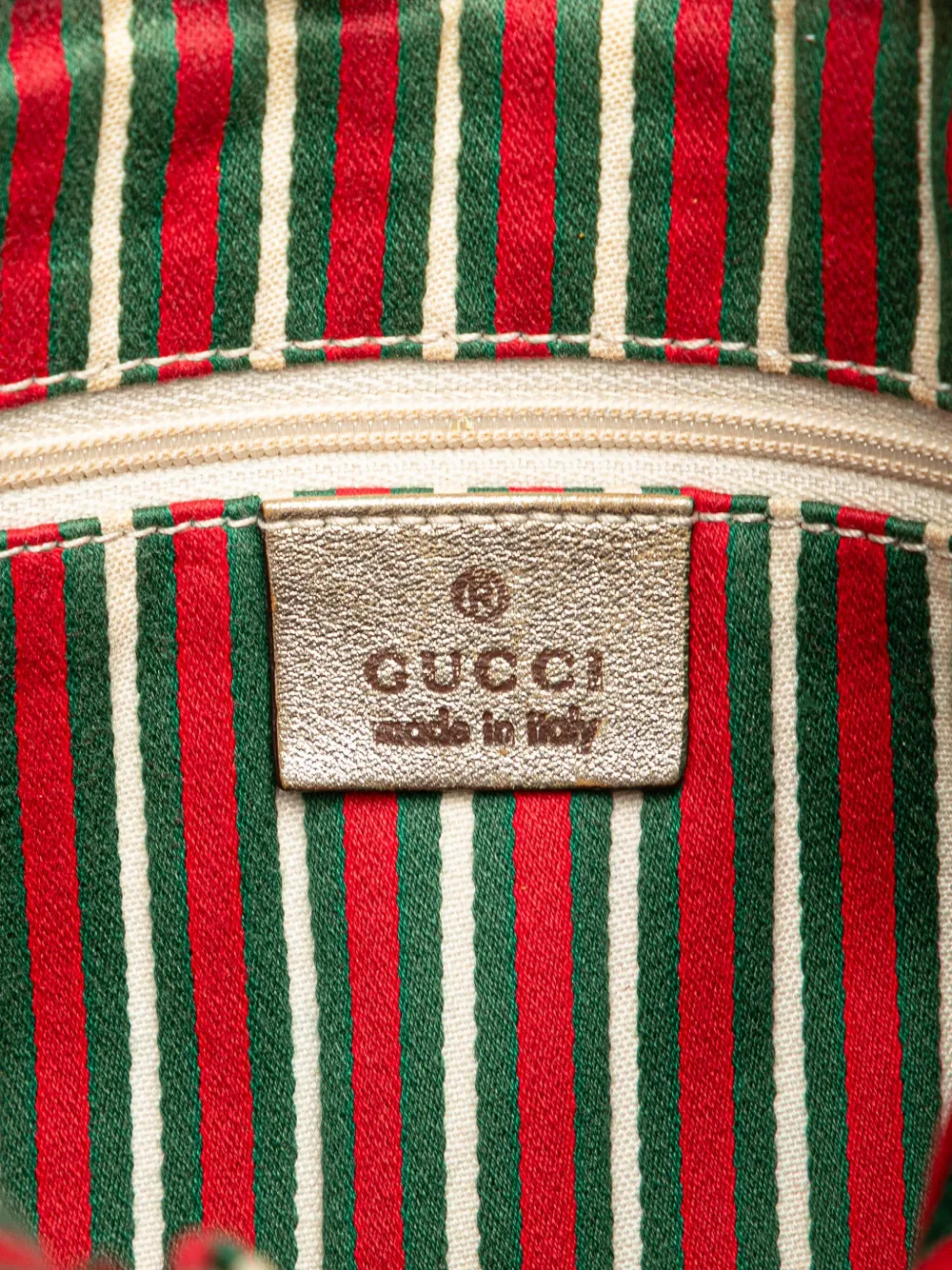 Pre-owned Gucci 2000-2015 Gg Canvas Abbey D Ring Crossbody Bag In Brown