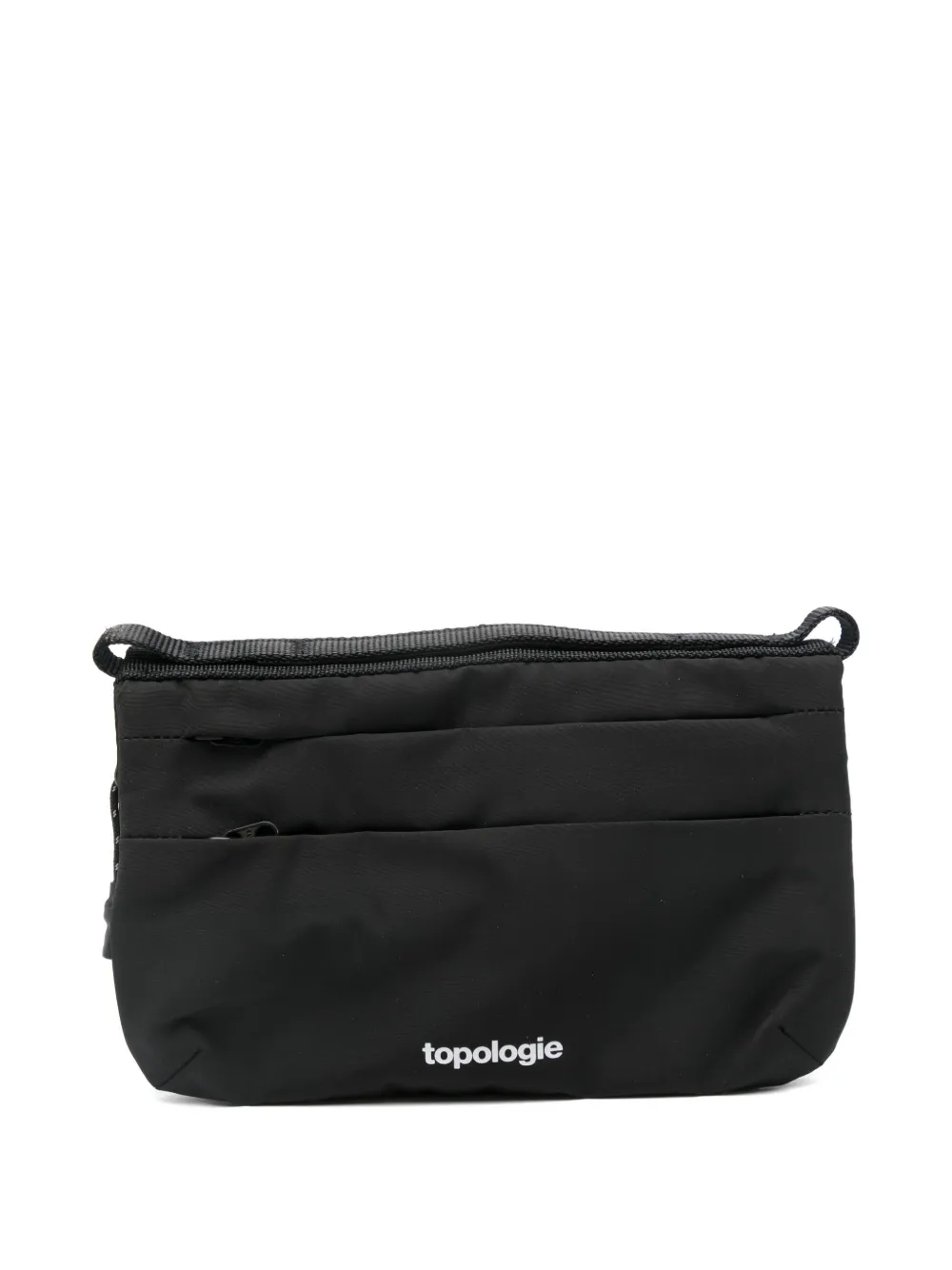 Topologie medium Flat Sacoche zip-fastening clutch bag | Black | Image 1