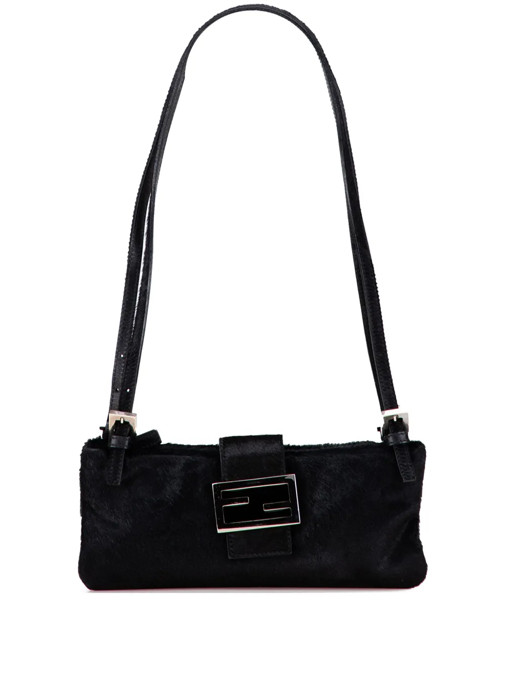 Fendi Pre-Owned 20th Century ポニーヘア ショルダーバッグ - ブラック Fendi Pre-Owned 20th Century ポニーヘア ショルダーバッグ - ブラック