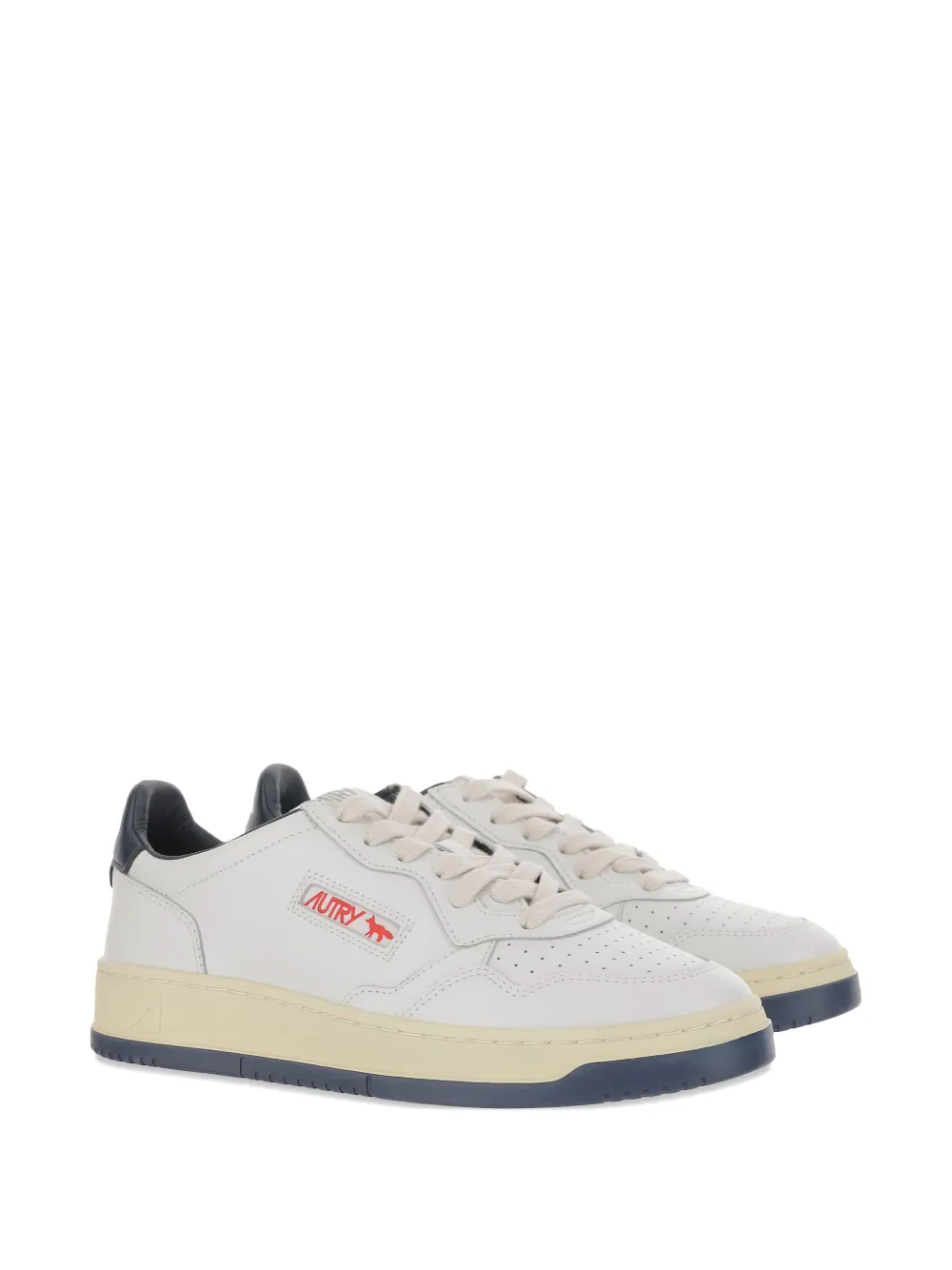 Autry leather low-top sneakers White