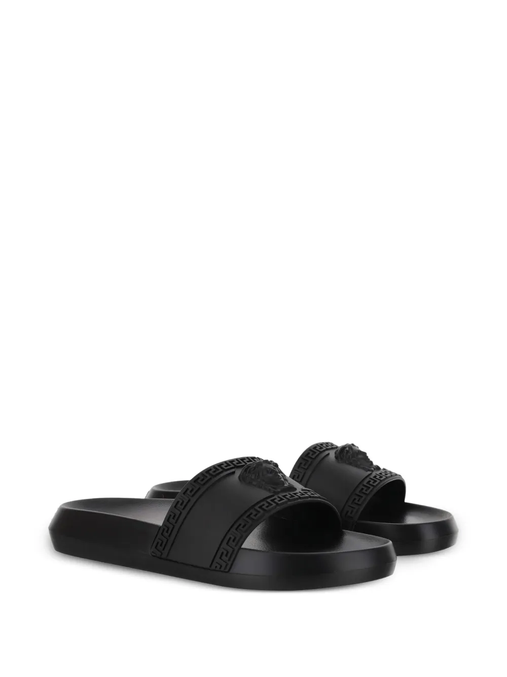 Versace Palazzo Medusa Head slippers Zwart