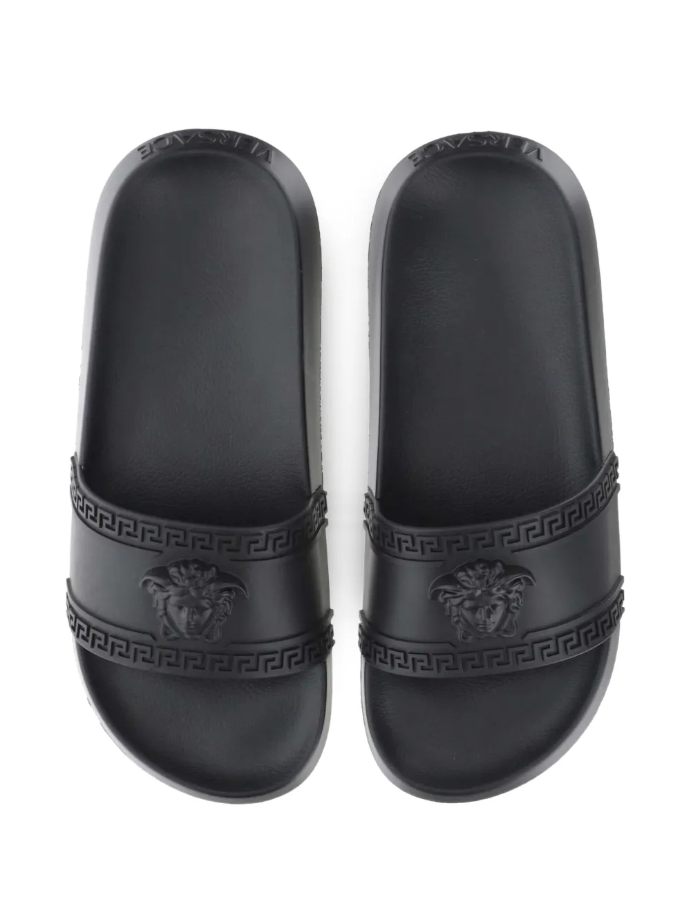 Versace Palazzo Medusa Head slippers Zwart