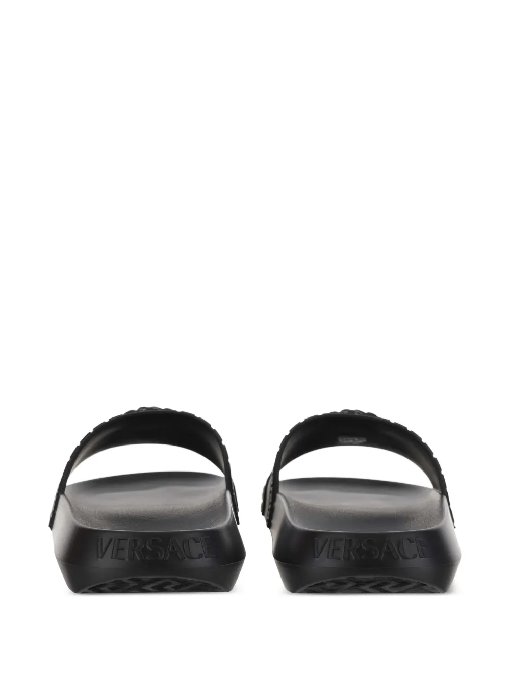 Versace Palazzo Medusa Head slippers Zwart