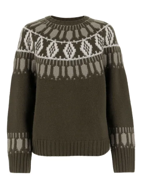arch4 fair-isle crew-neck sweater