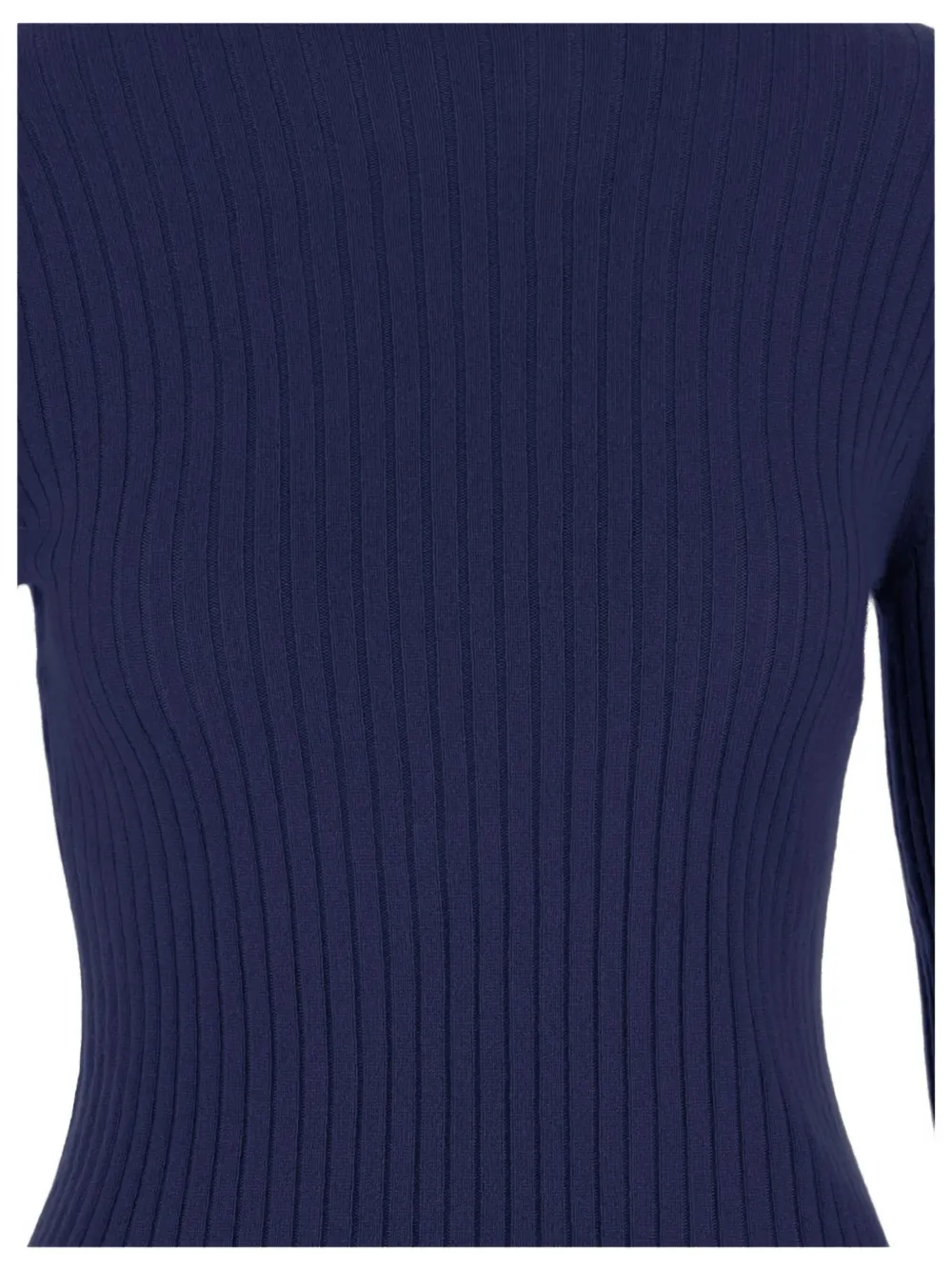Arch4 Ribbed Turtleneck Sweater In Blue