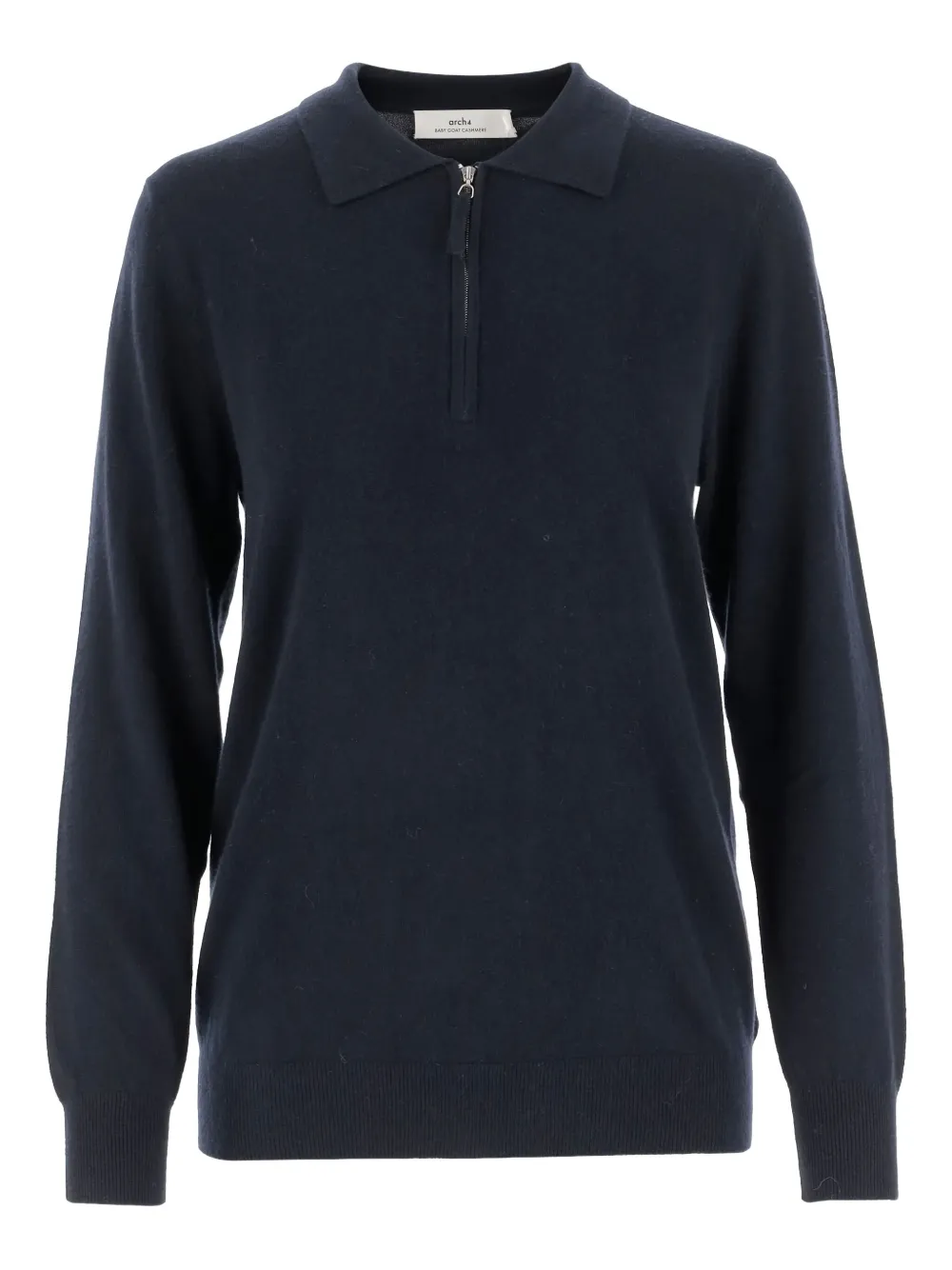 arch4 half-zip polo-neck sweater | Blue | Image 1