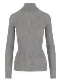 SA SU PHI ribbed turtleneck sweater - Grey