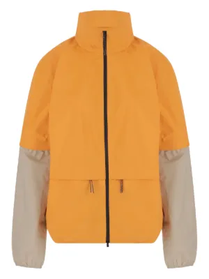 Heron Preston logo-stripe Zipped Track Jacket | Orange | FARFETCH