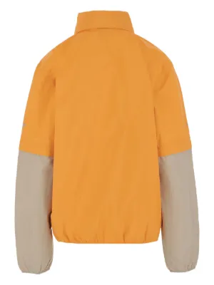 Heron Preston logo-stripe Zipped Track Jacket | Orange | FARFETCH