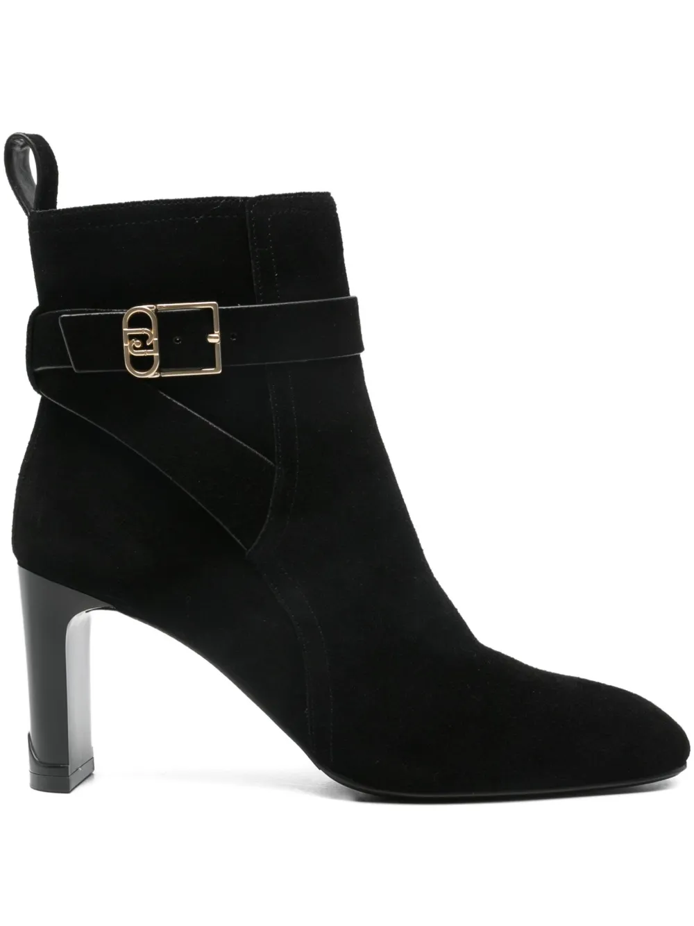 LIU JO 88mm logo-detail boots | Black | Image 1