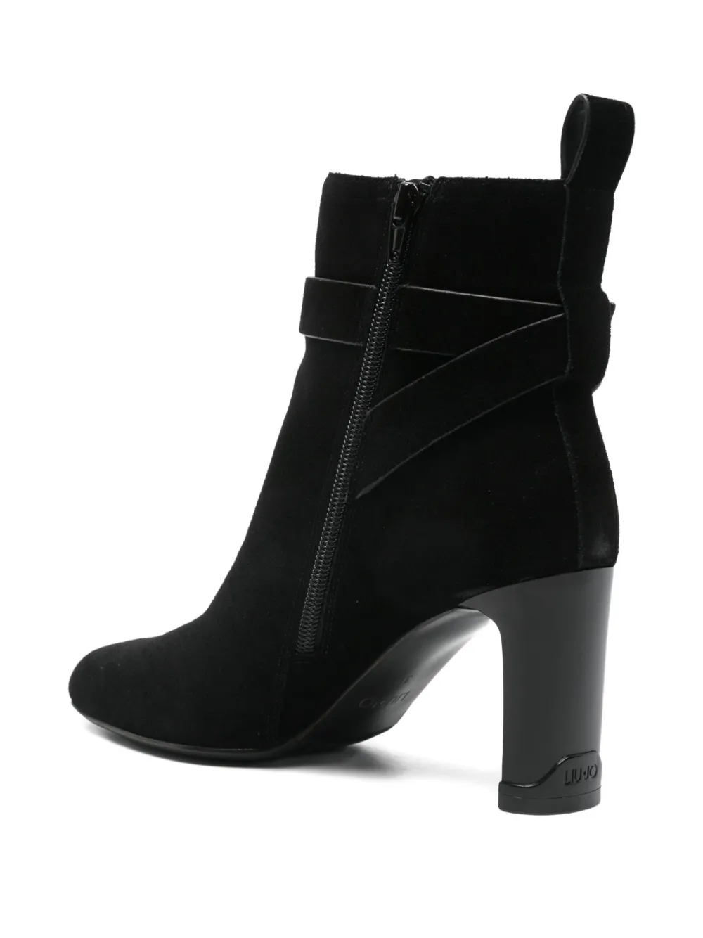 Liu •jo 88mm Logo-detail Boots In Black