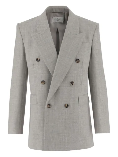 Saint Laurent double-breasted wool blazer