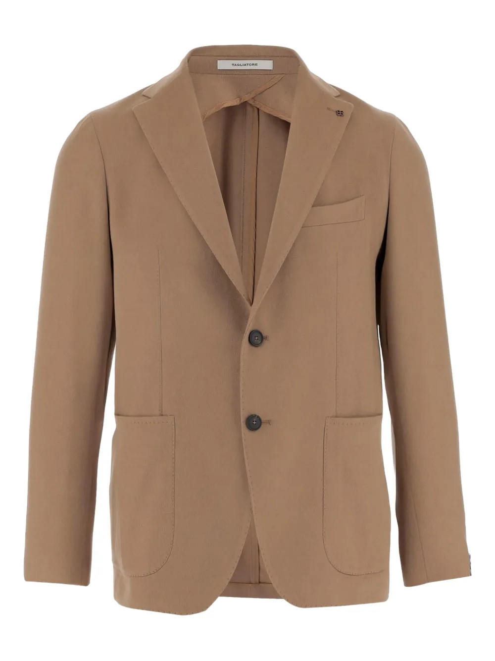 Tagliatore cashmere two-button blazer - ブラウン Tagliatore cashmere two-button blazer - ブラウン