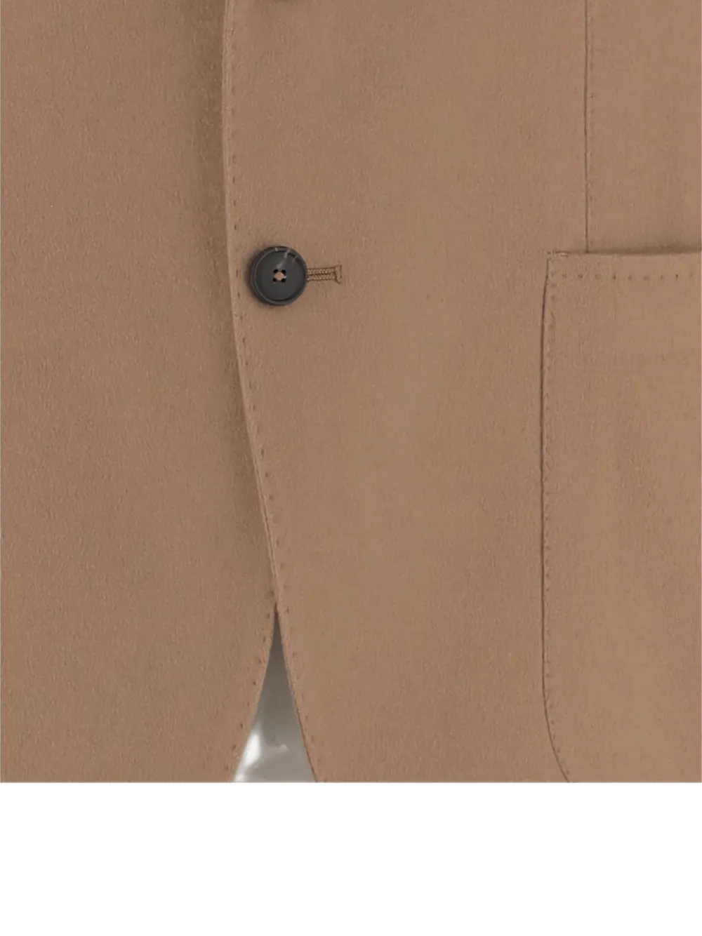 Tagliatore Single-breasted Cashmere Jacket In Brown