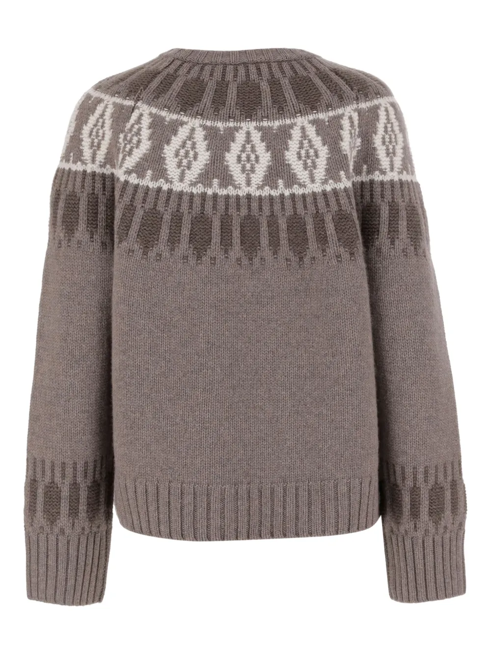 arch4 fairisle crew-neck sweater | Knitted Sweaters | Image 2