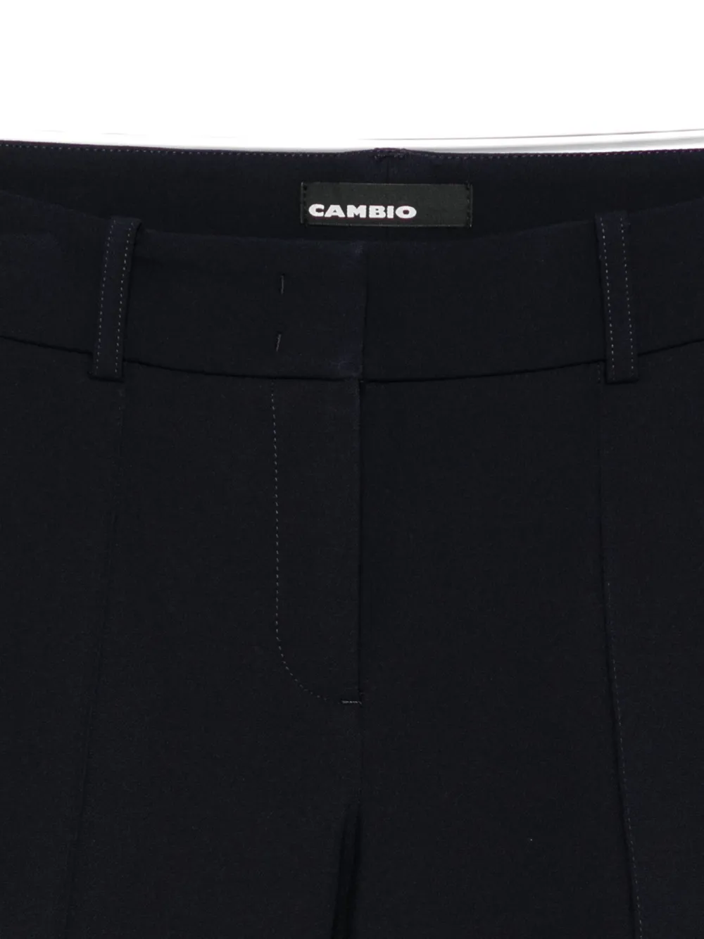 Cambio Pleated Belt-loops Trousers In Black