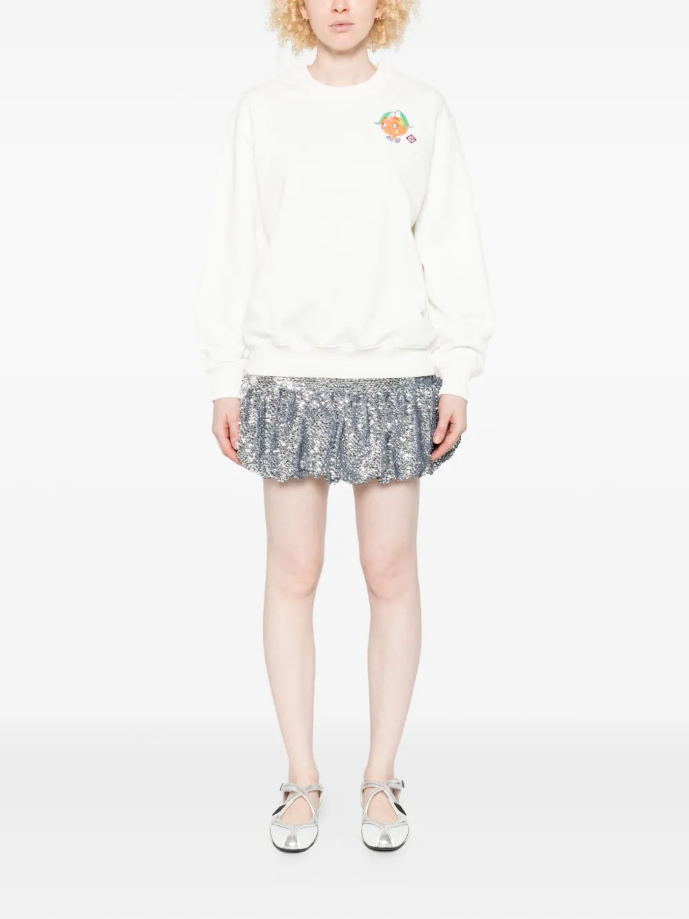 Casablanca logo-print sweatshirt | Sweaters | Image 2
