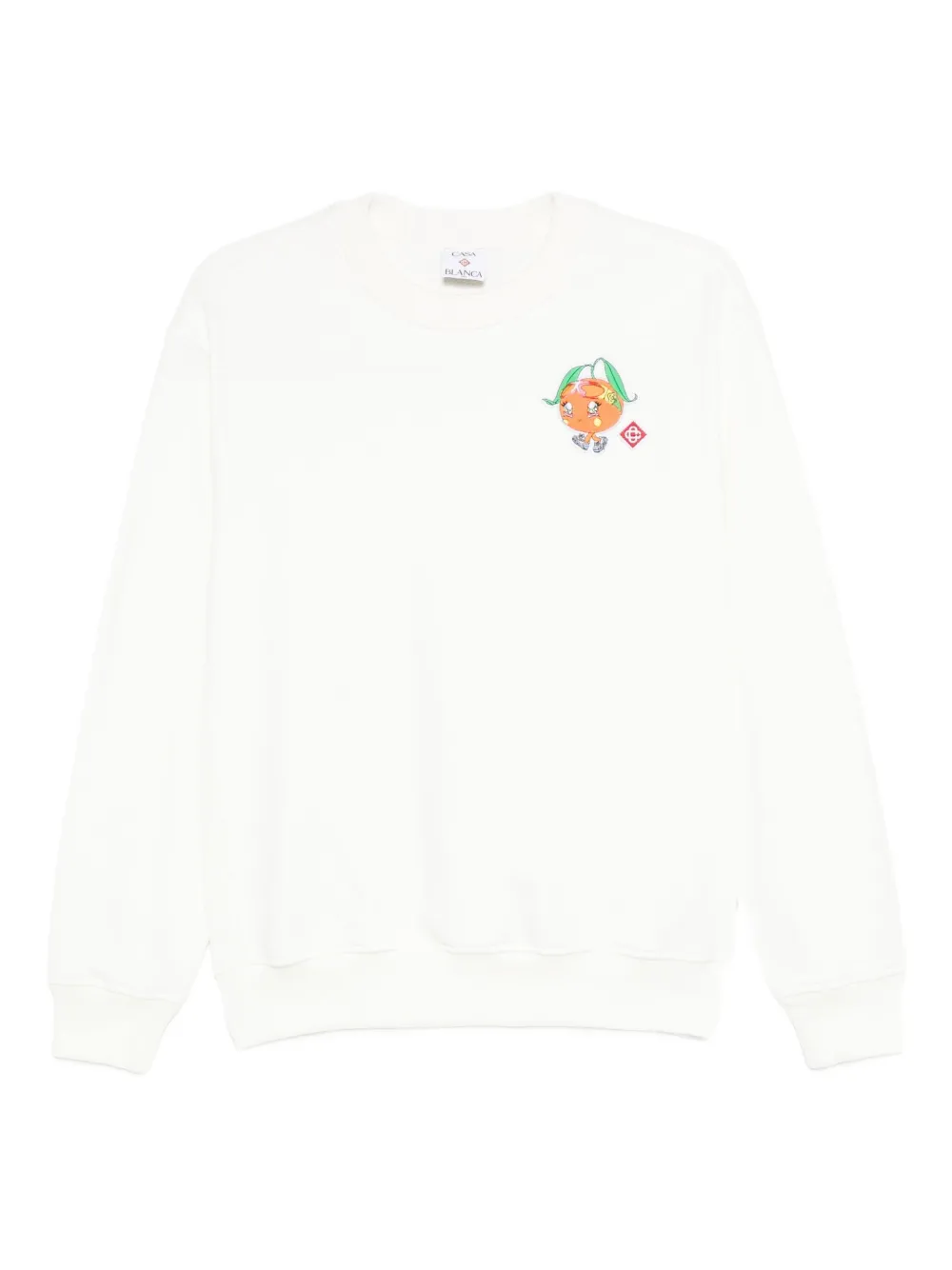 Casablanca logo-print sweatshirt | White | Image 1